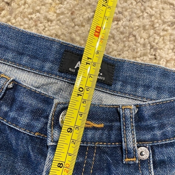 A.P.C. Women's Distressed Selvedge Denim Slim Fit Jeans Size 29 100% Cotton - Picture 8 of 11